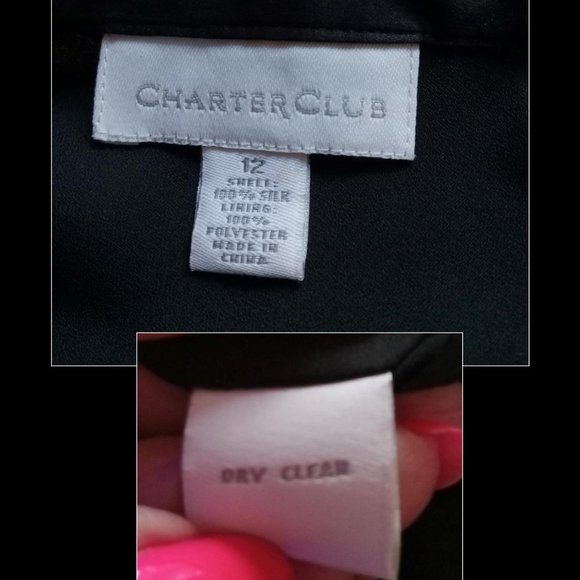 NWOT Charter Club 100% silk animal print skirt - Picture 5 of 5